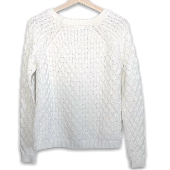 Old Navy Chunky Knit White Sweater - Picture 6 of 7